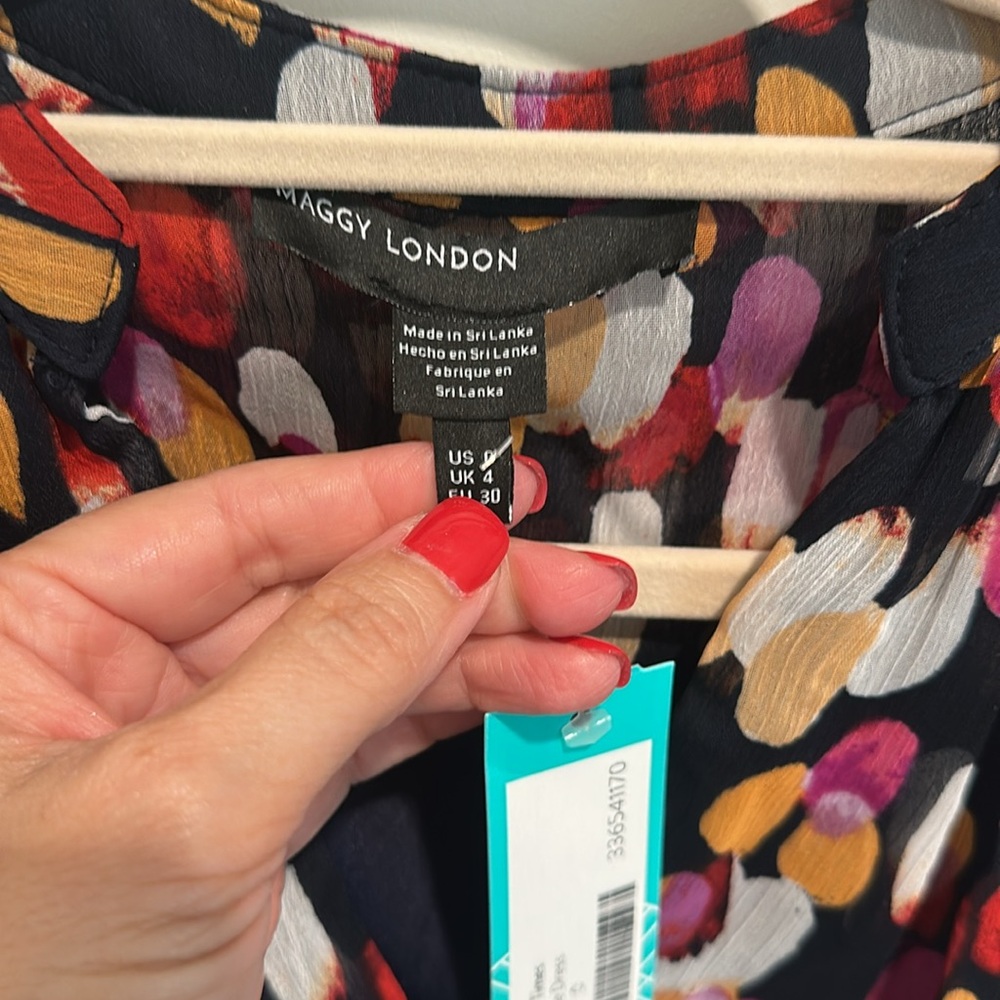 NWT Longsleeve Colorful Dress - Picture 4 of 7